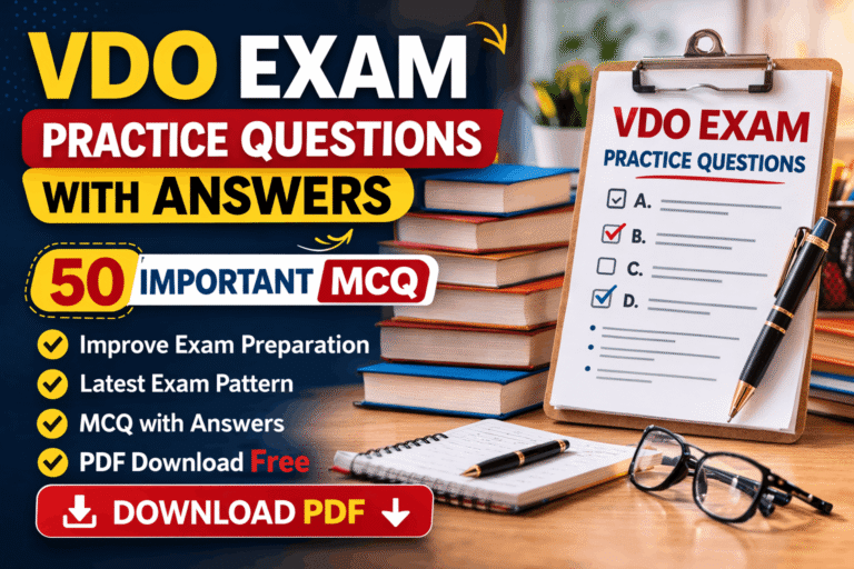 VDO Exam Practice Questions with Answers 2026