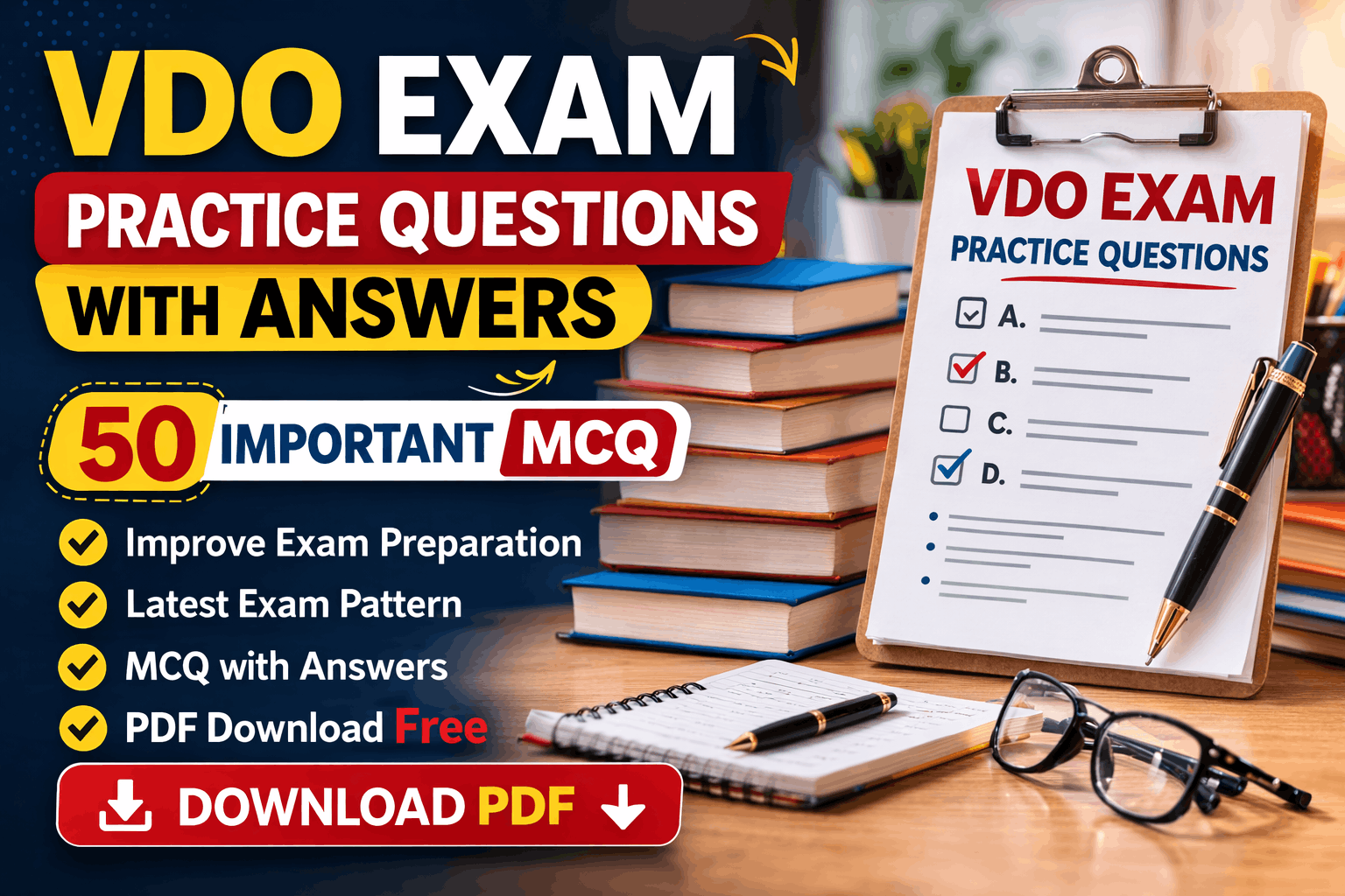 VDO Exam Practice Questions with Answers 2026